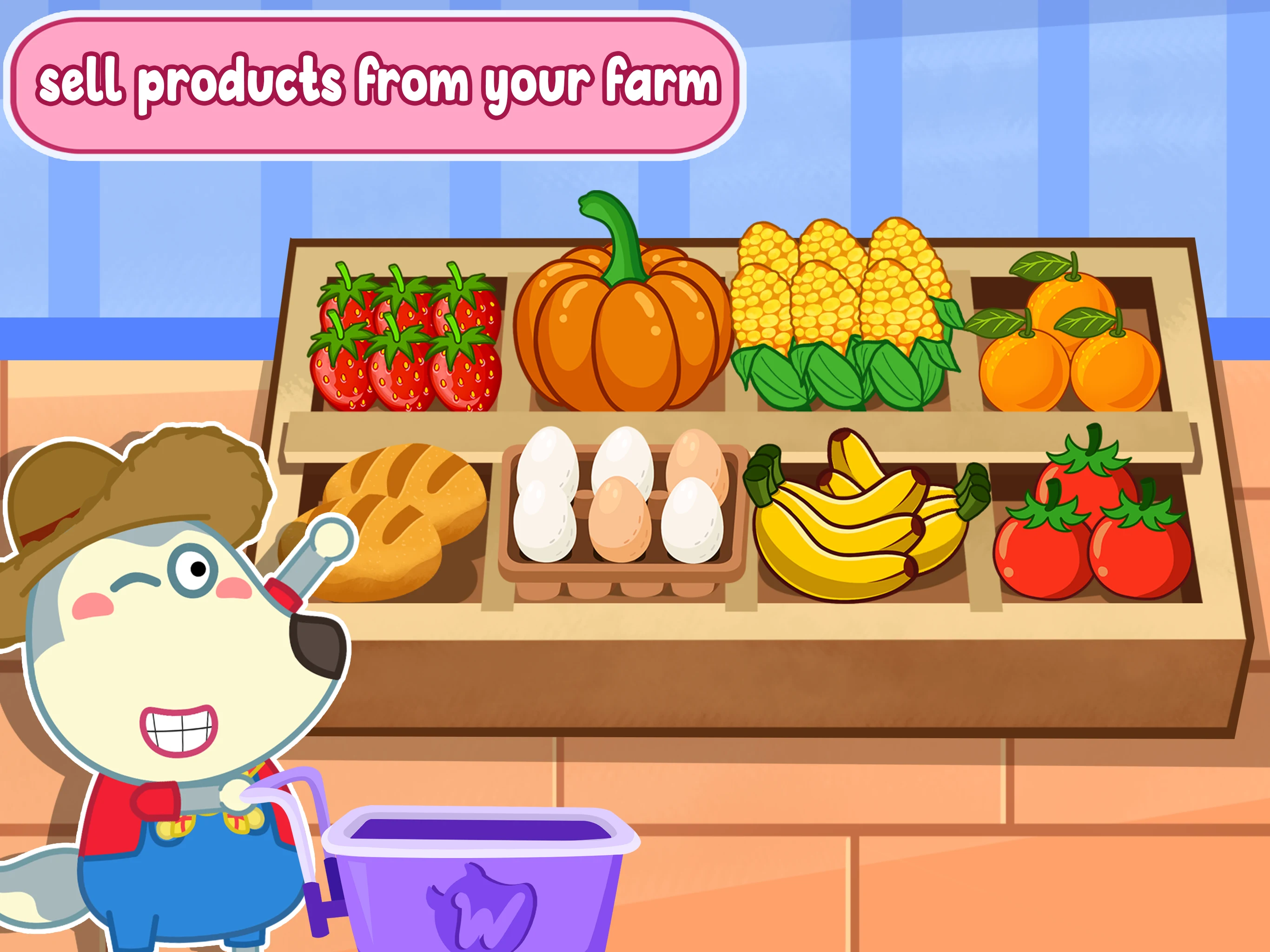 Wolfoo's Farm: Baby Farm Land screenshot