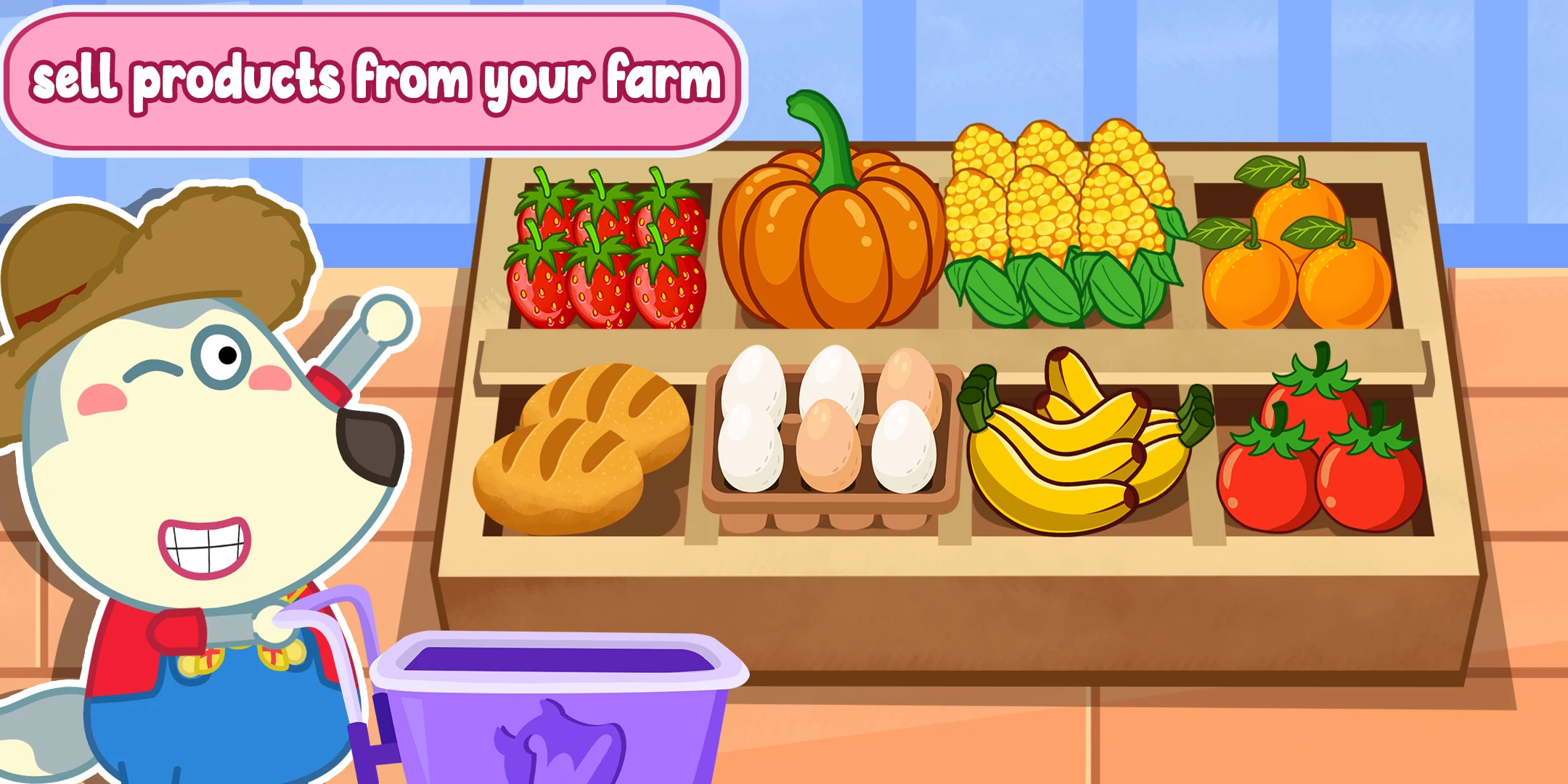 Wolfoo's Farm: Baby Farm Land screenshot